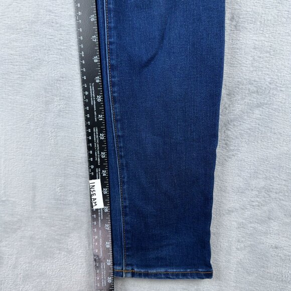 Old Navy Mid Rise Pop Icon Skinny Jeans Womens Size 10 Long Medium Wash Blue - Picture 8 of 11